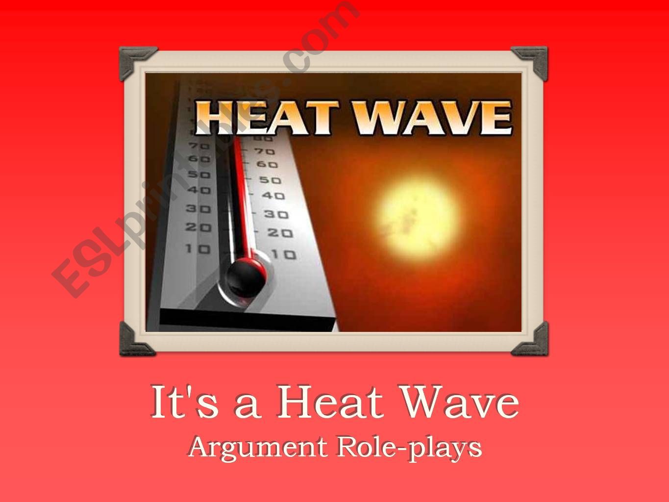 heatwave powerpoint