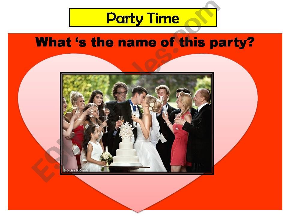 A Wedding vocabulary powerpoint