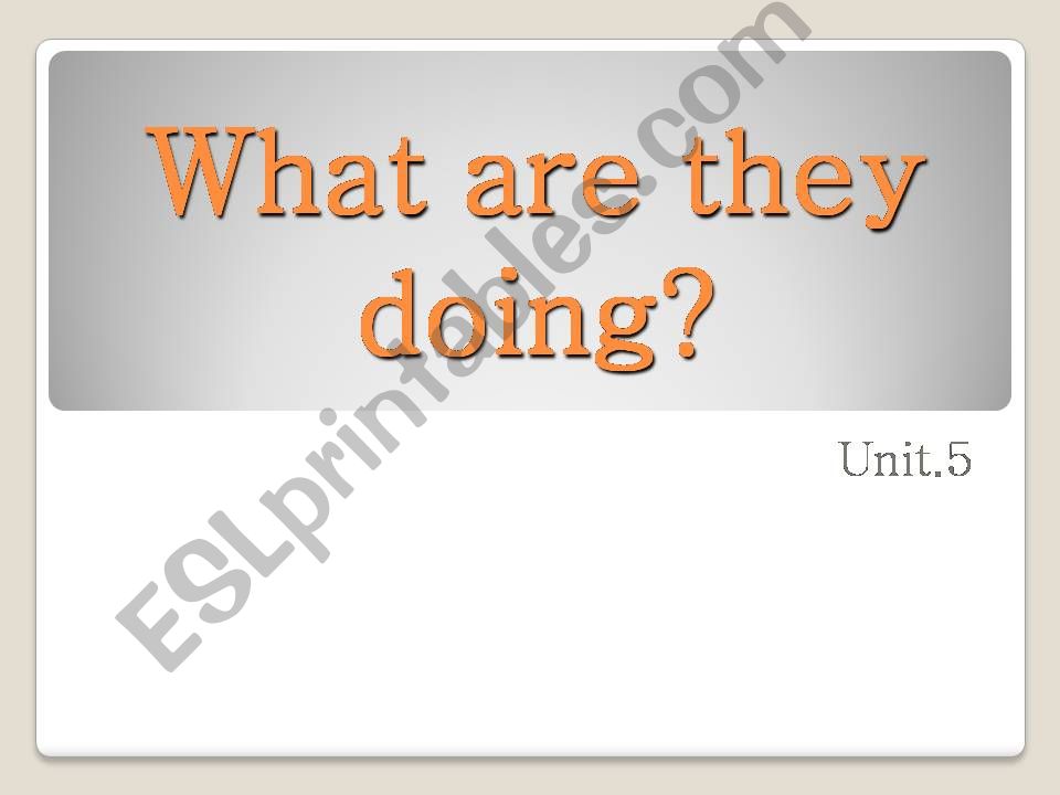 what are you doing?  powerpoint