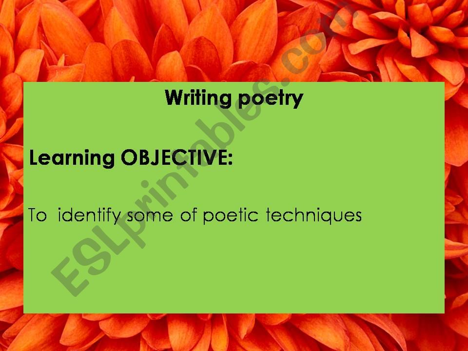 Finding poetic devices in poems