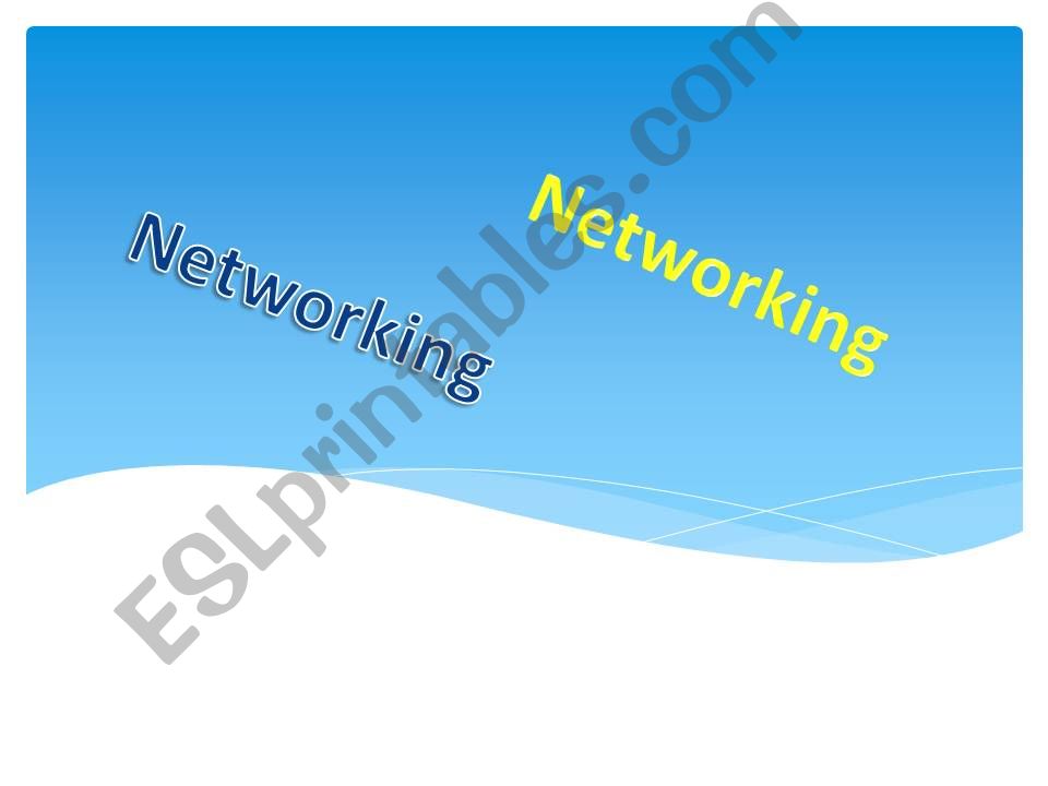 Networking powerpoint