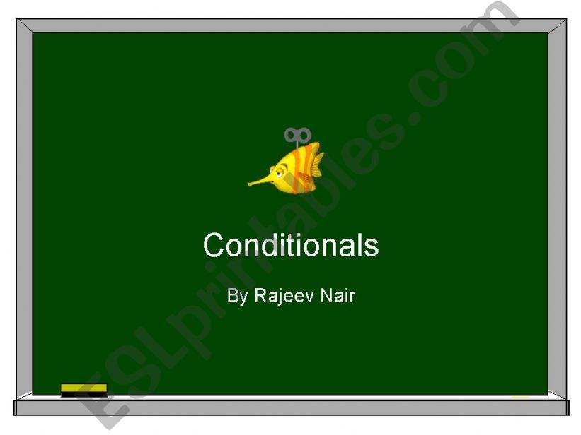 Powerpoint on conditionals powerpoint
