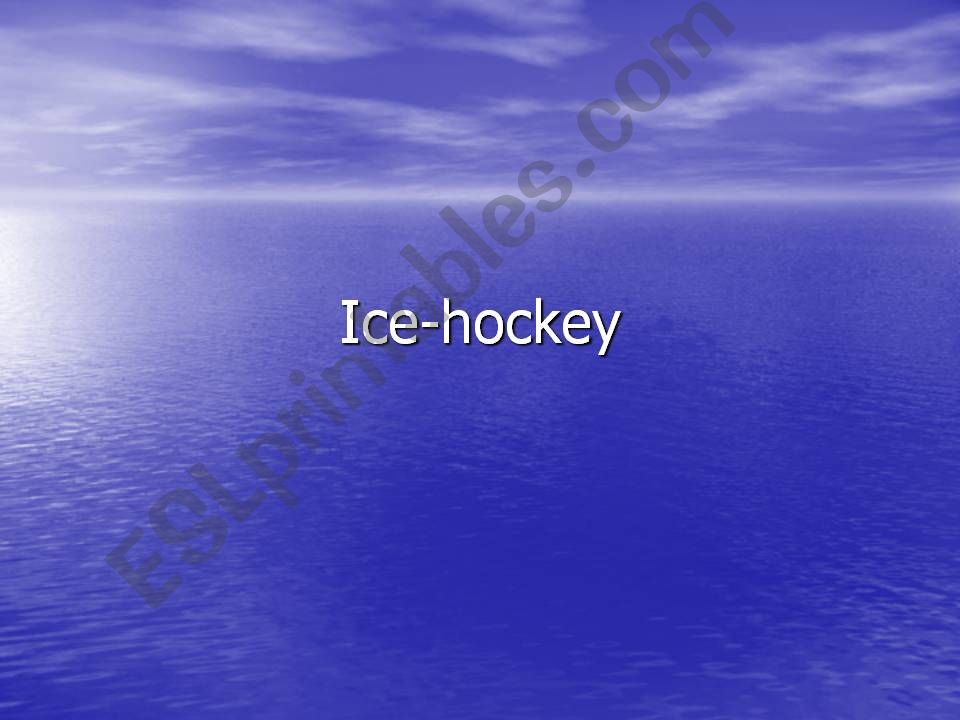 Ice-hockey powerpoint