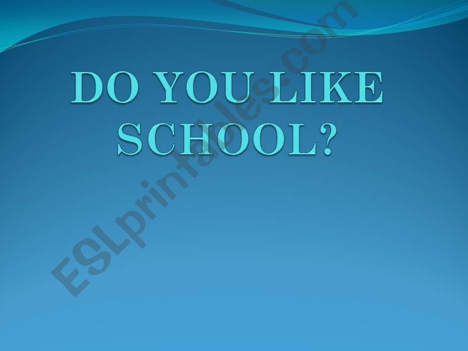 What do you like? powerpoint