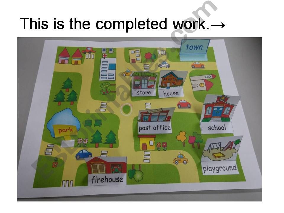 This Is A Town. powerpoint