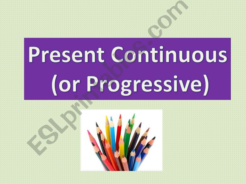 Present Continuous powerpoint