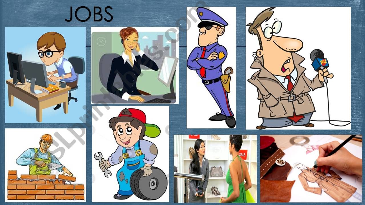Jobs and personal qualities powerpoint