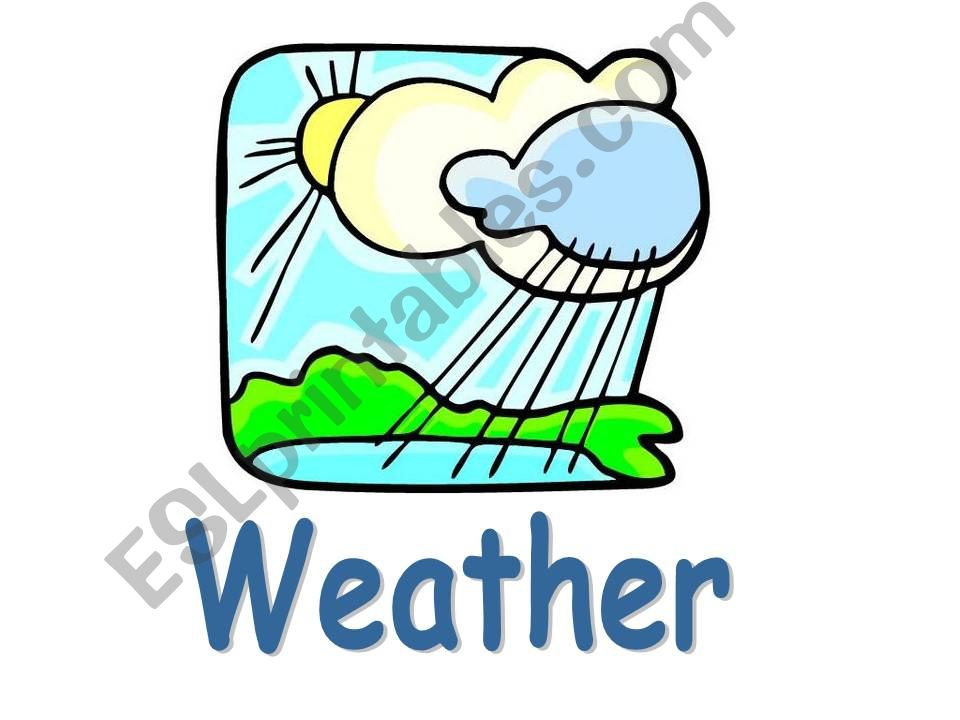 Weather And Clouds powerpoint