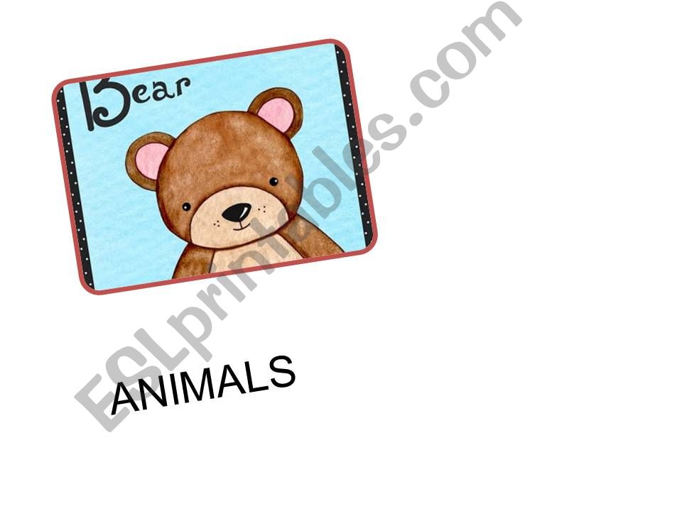 Animal description powerpoint