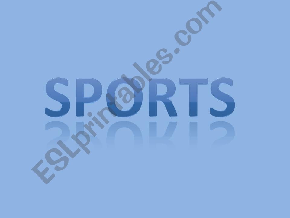 SPORTS powerpoint