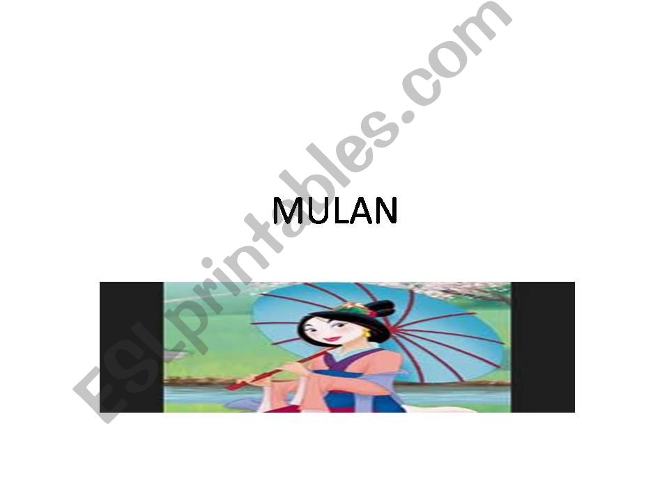  MULAN powerpoint