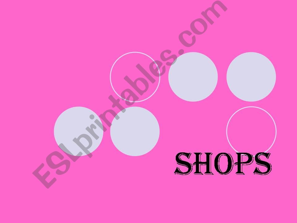 SHOPS powerpoint