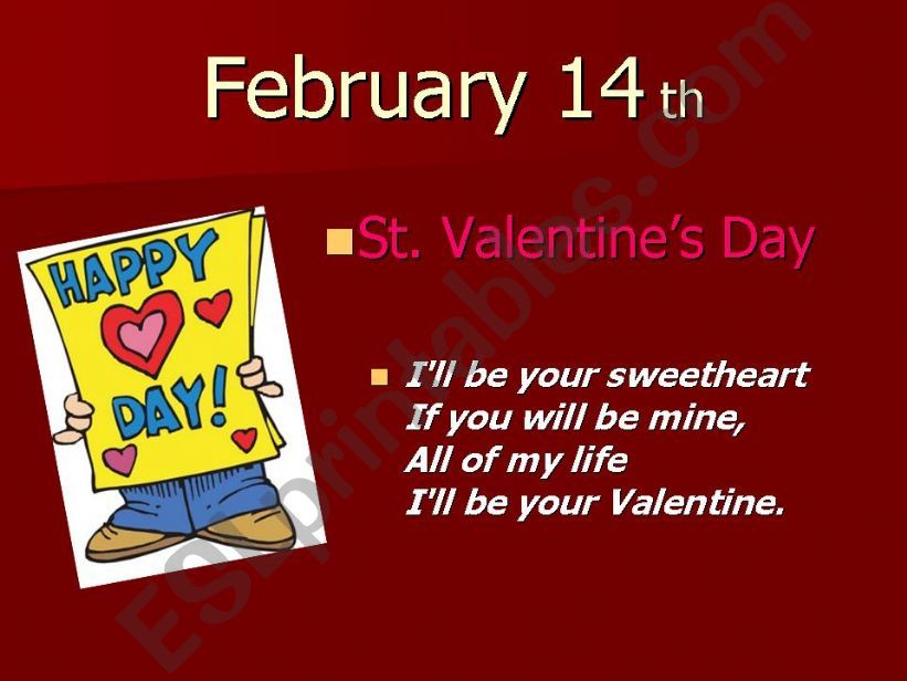 Saint Valentine Day powerpoint