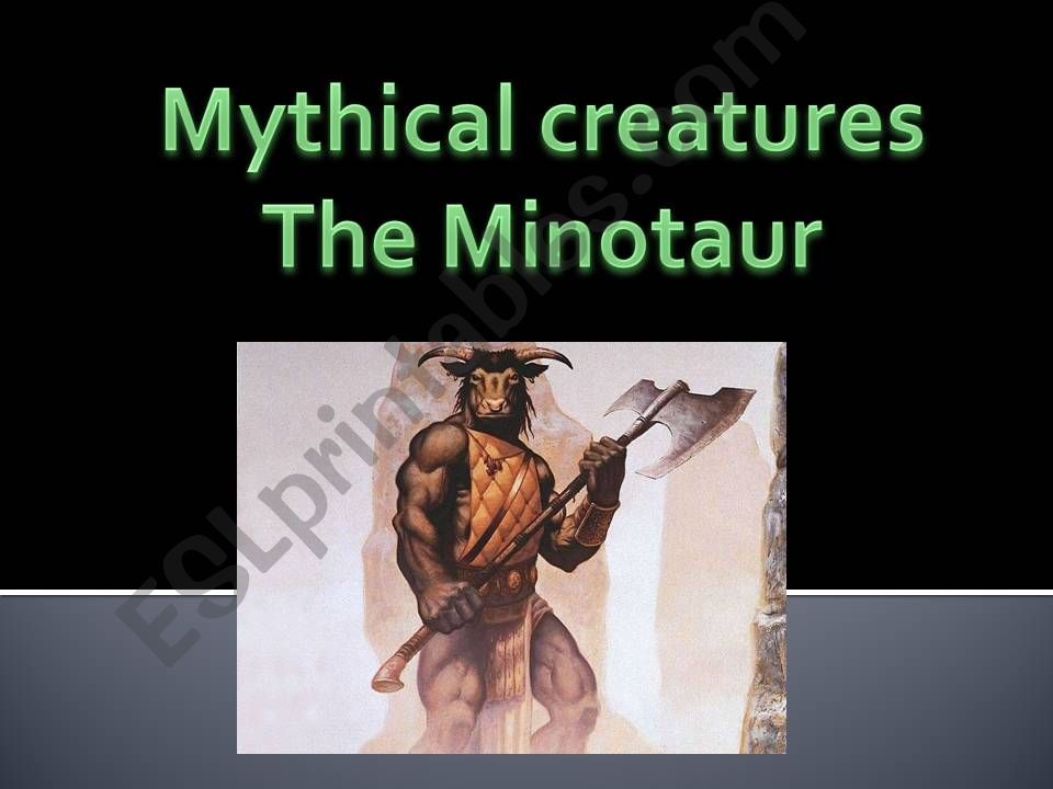 The Minotaur powerpoint
