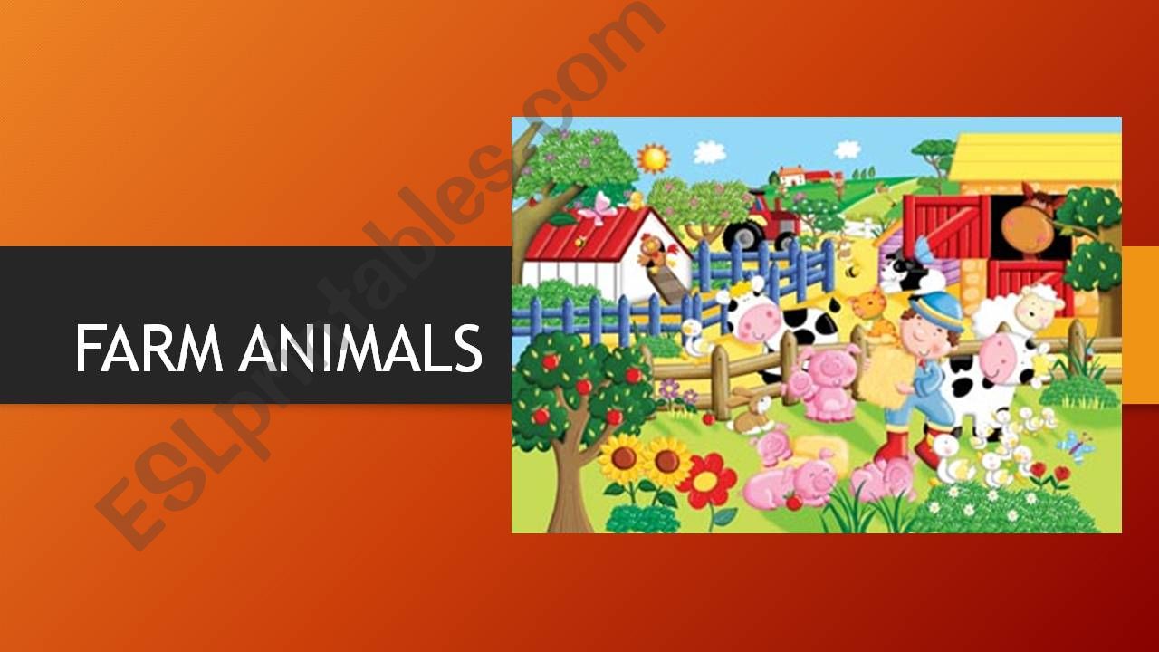 Farm animals powerpoint