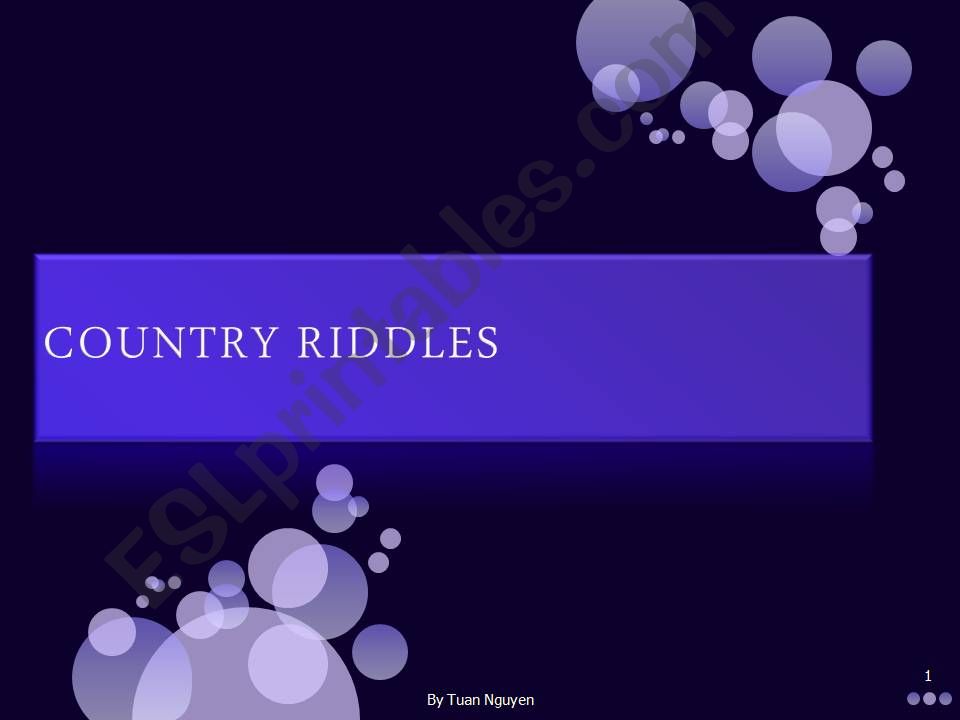 countries & nationalities powerpoint