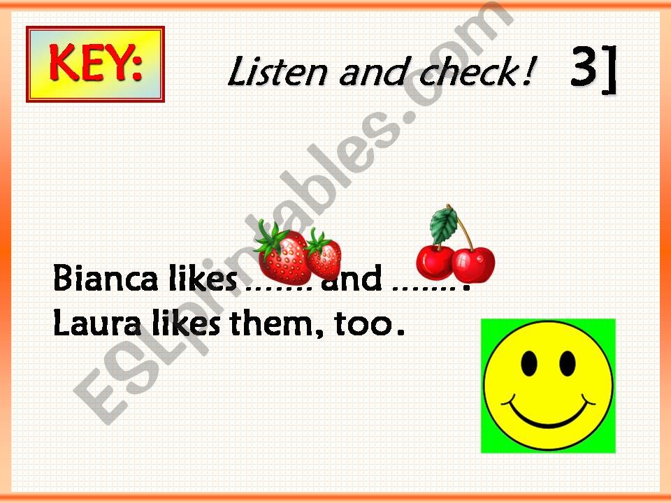 LISTENING PRACTICE - FRUITS & VEGETABLES (with SOUND) - Pt.4-4 