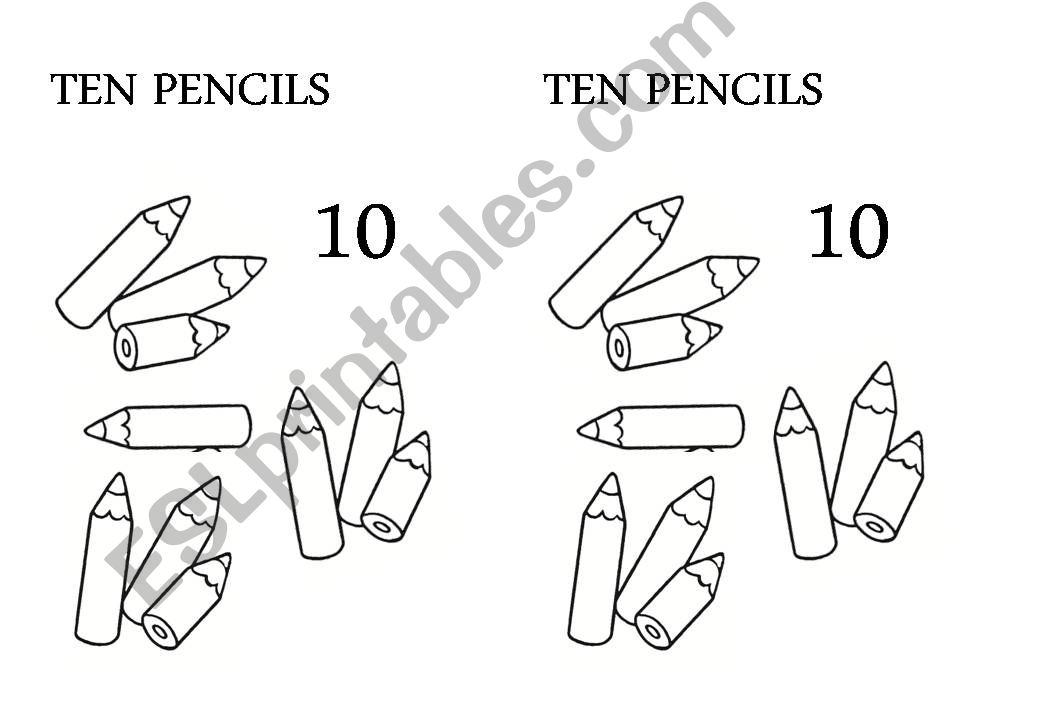 ten pencils powerpoint