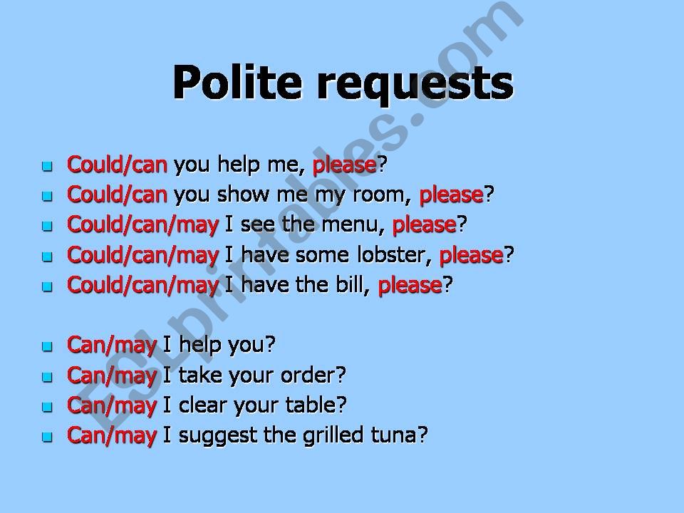 Politeness powerpoint