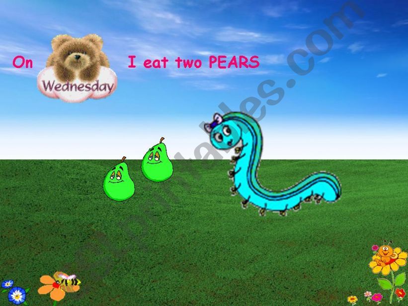 The very hungry Caterpillar -part 3- adapted version