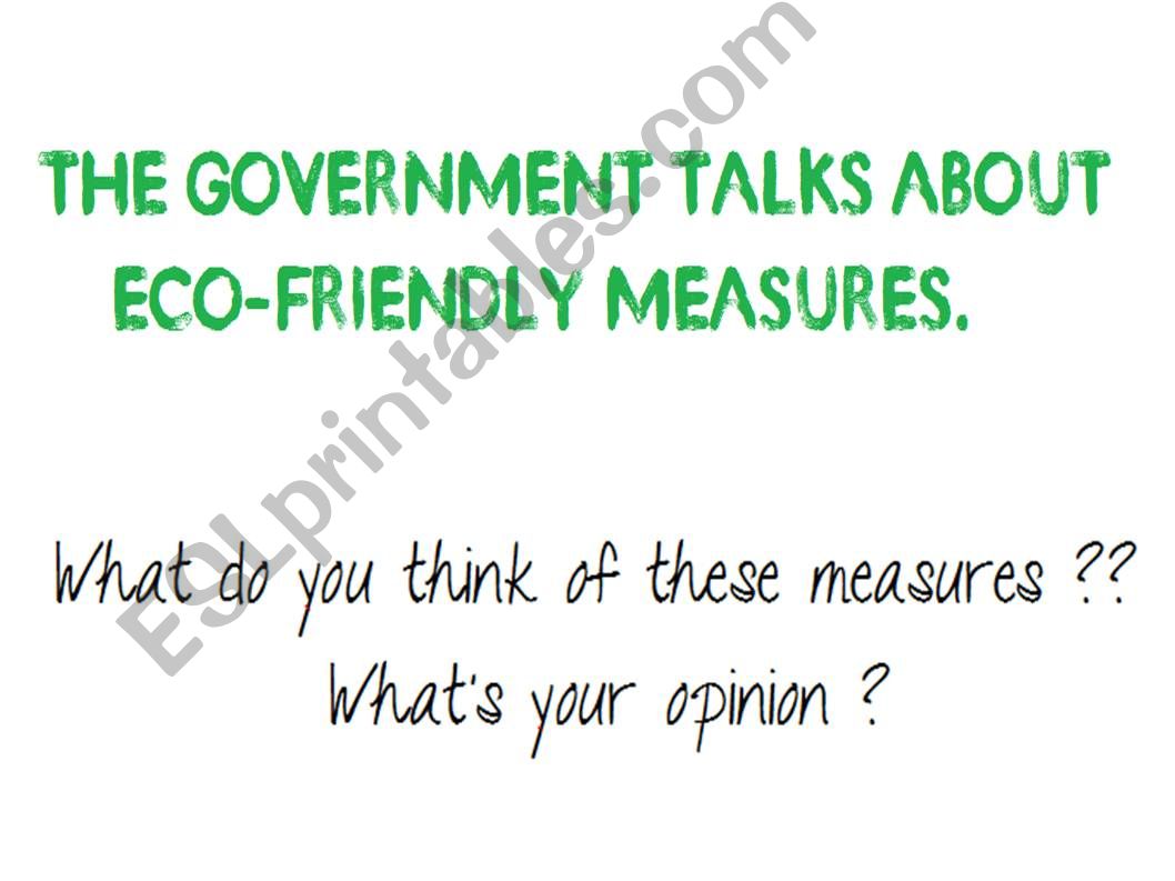 Ecological measures powerpoint