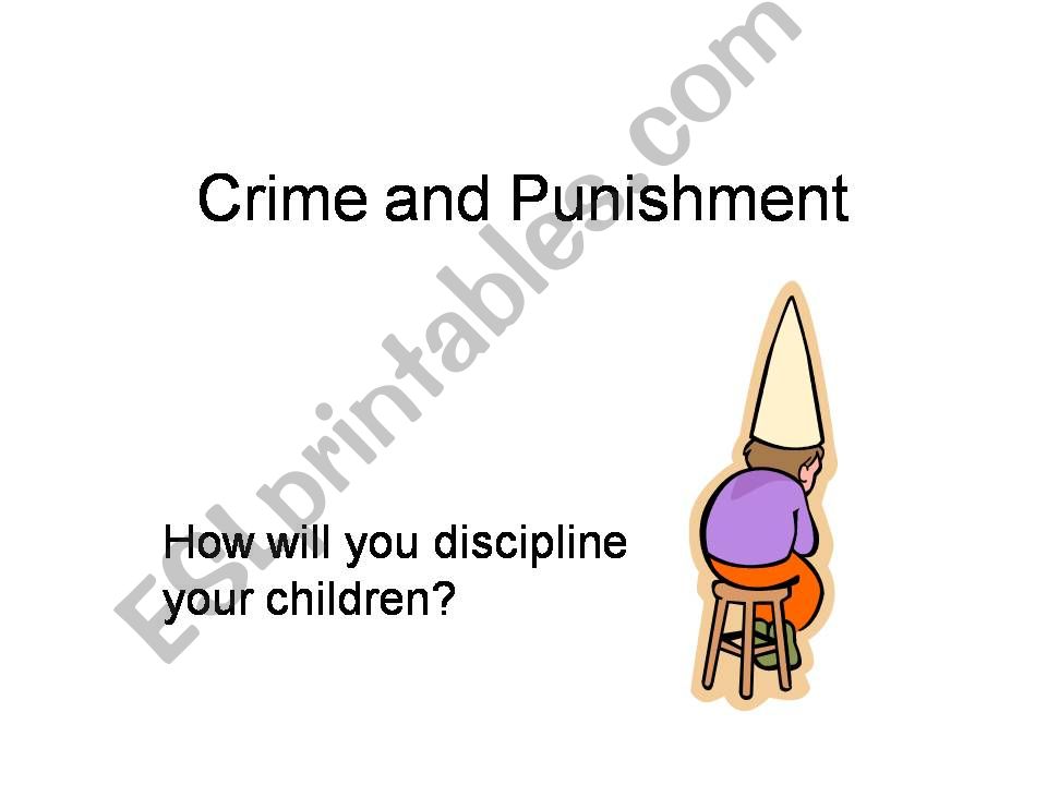 Crime and punishment powerpoint