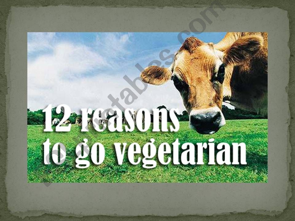 12 Reasons to Become Vegetarian