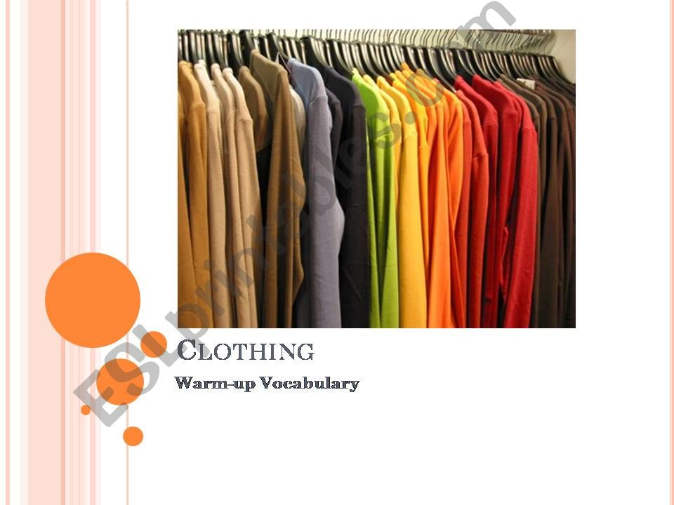 Clothing powerpoint