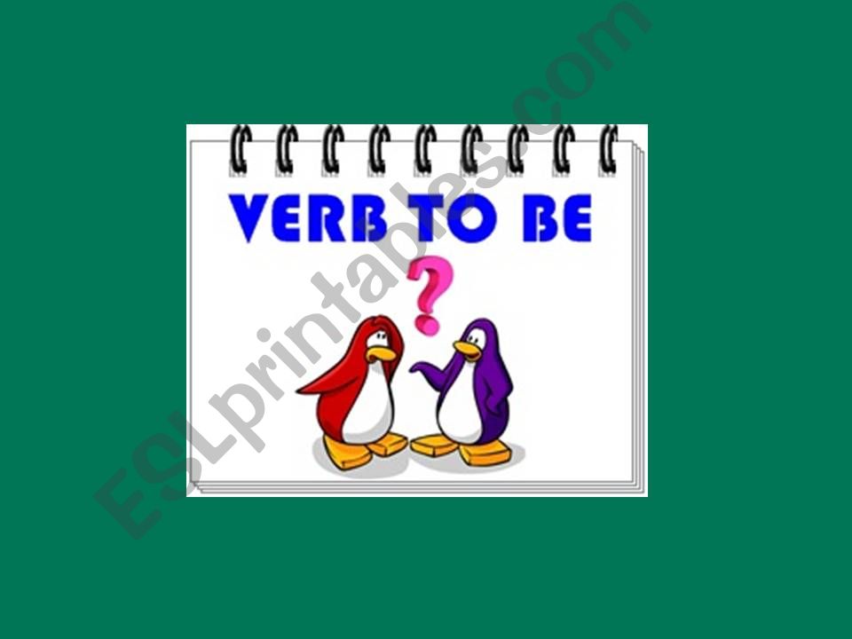 VERB BE powerpoint