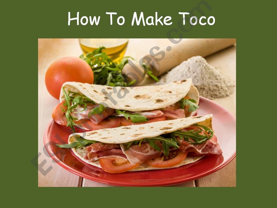 How to make Taco powerpoint