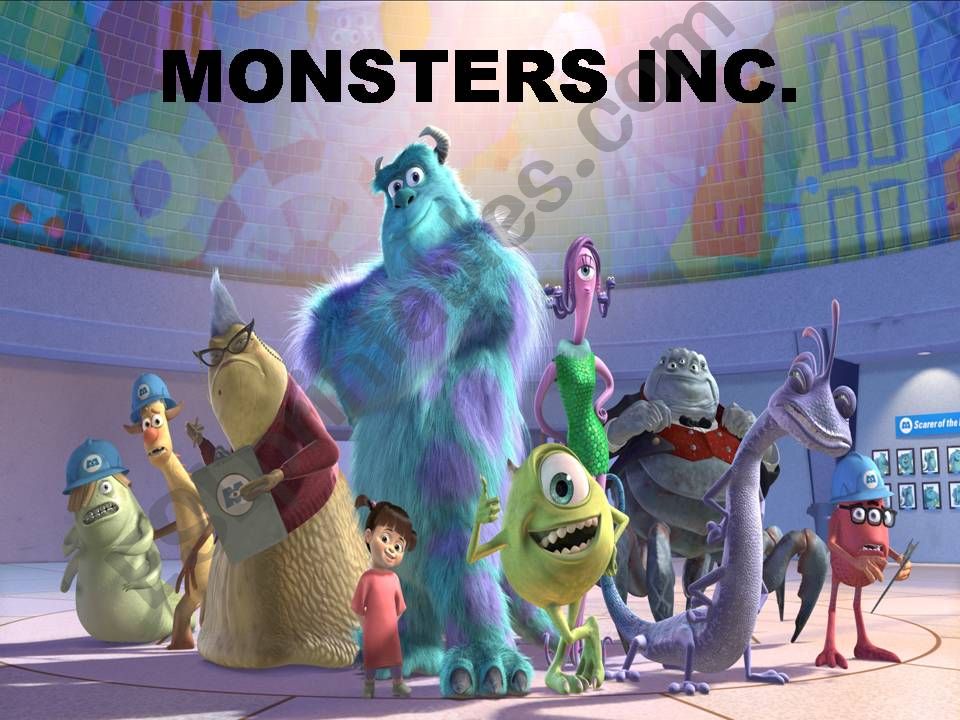 Monsters inc powerpoint