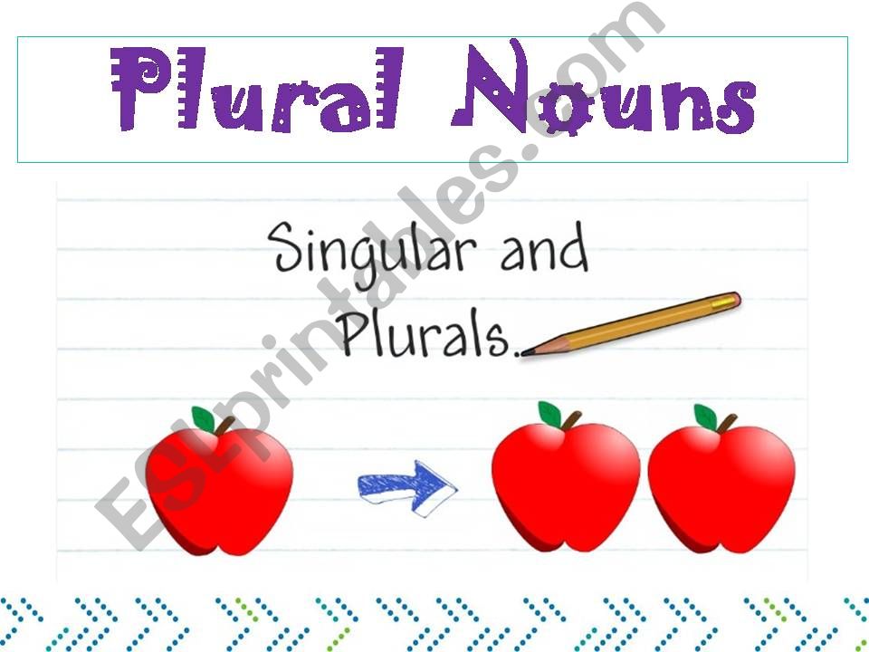 PLURAL NOUNS powerpoint