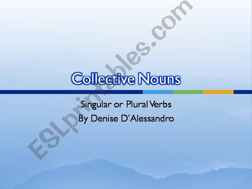 Collective nouns powerpoint