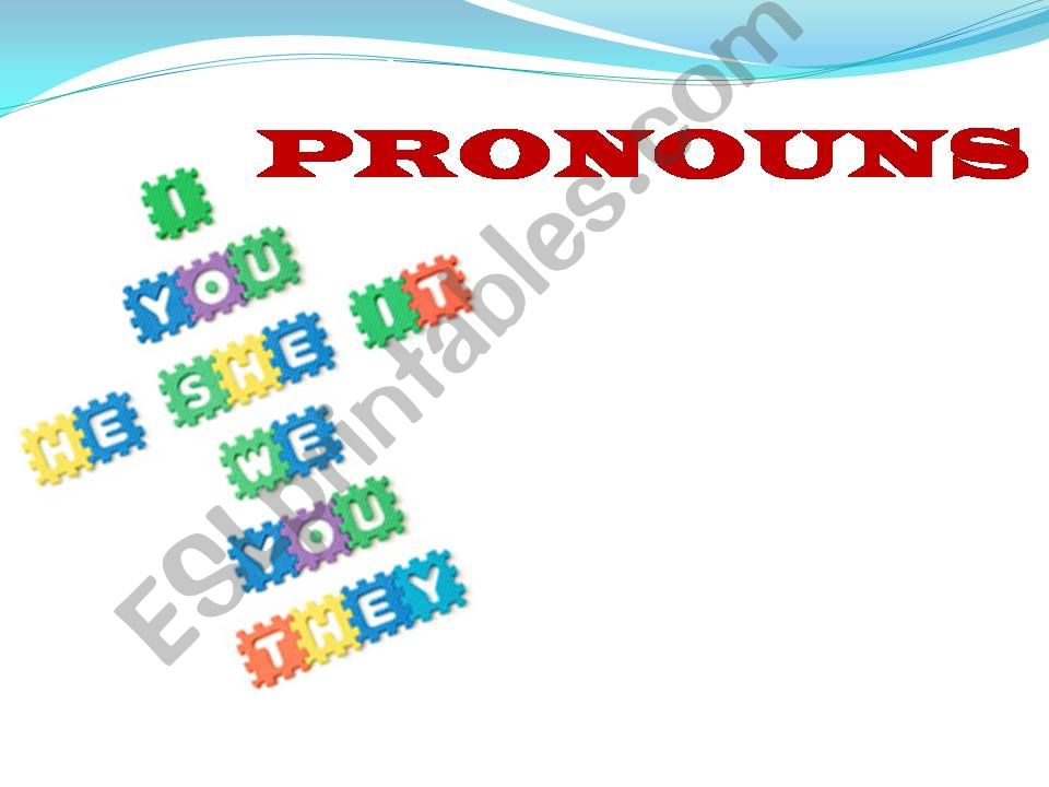 subject pronouns powerpoint