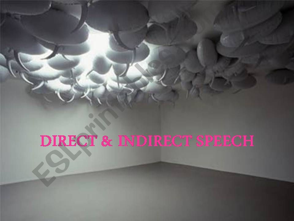 Direct and Indirect Speech powerpoint
