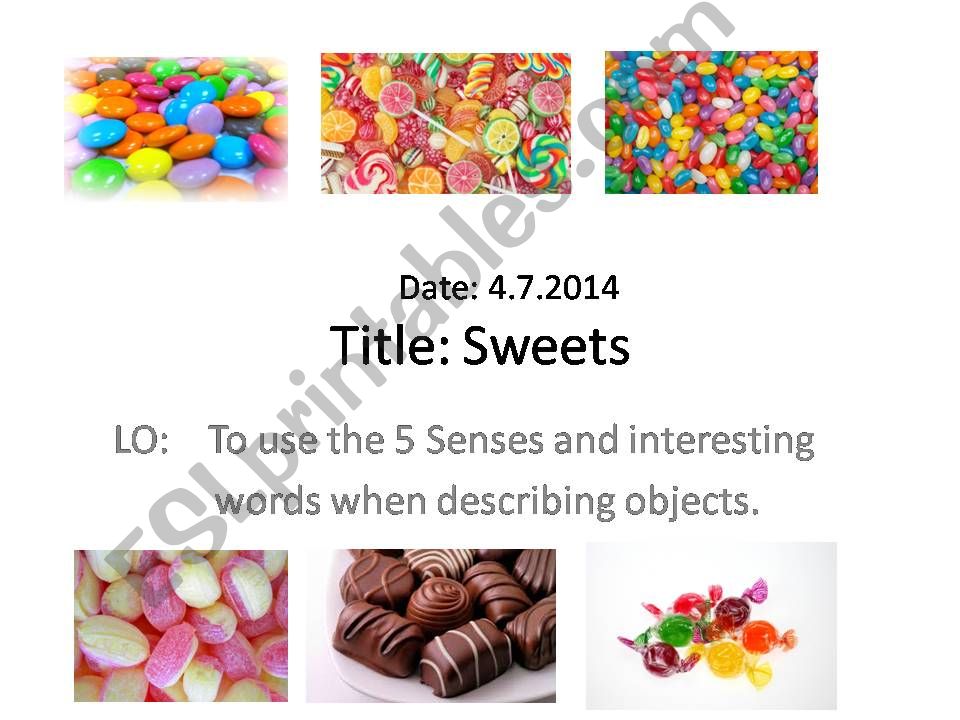 Sweets powerpoint