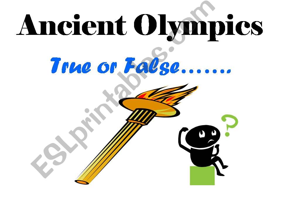 Ancient Olimpics powerpoint