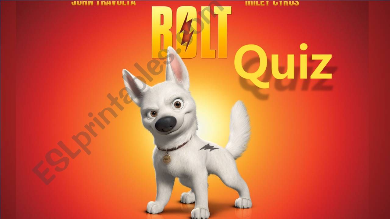 Bolt Quiz powerpoint