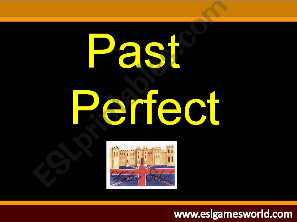 Past Perfect powerpoint