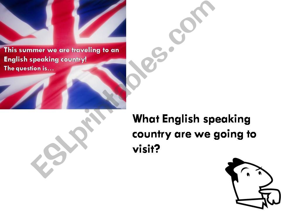 English speaking countries  powerpoint