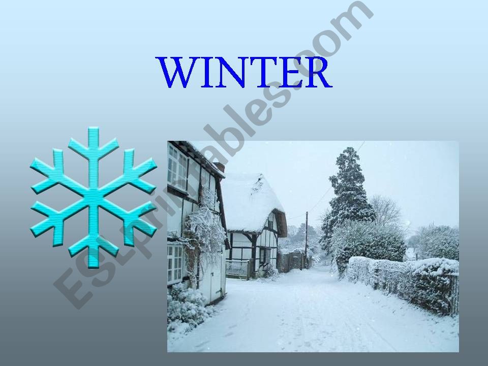 WINTER powerpoint