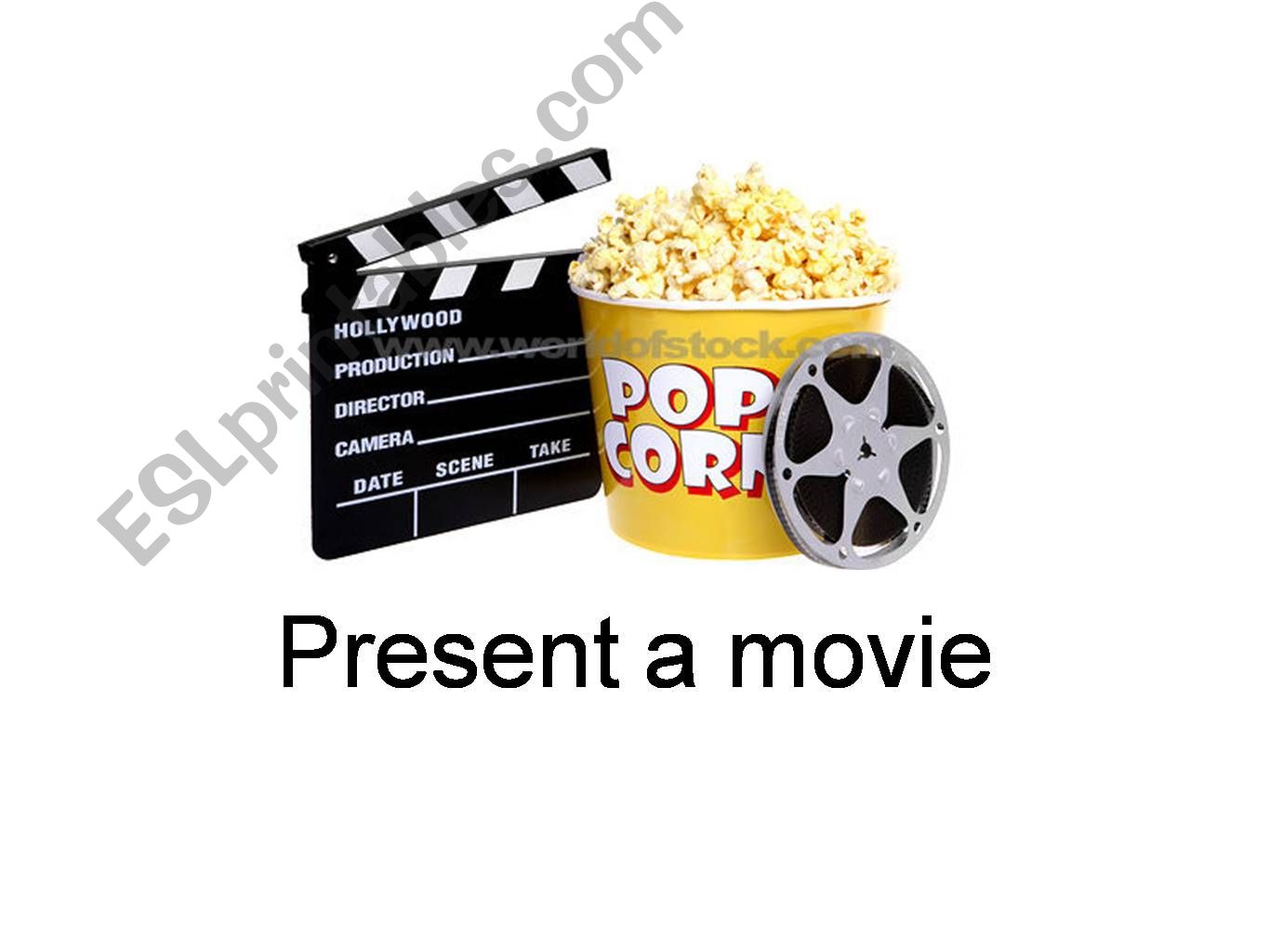 Present a movie powerpoint