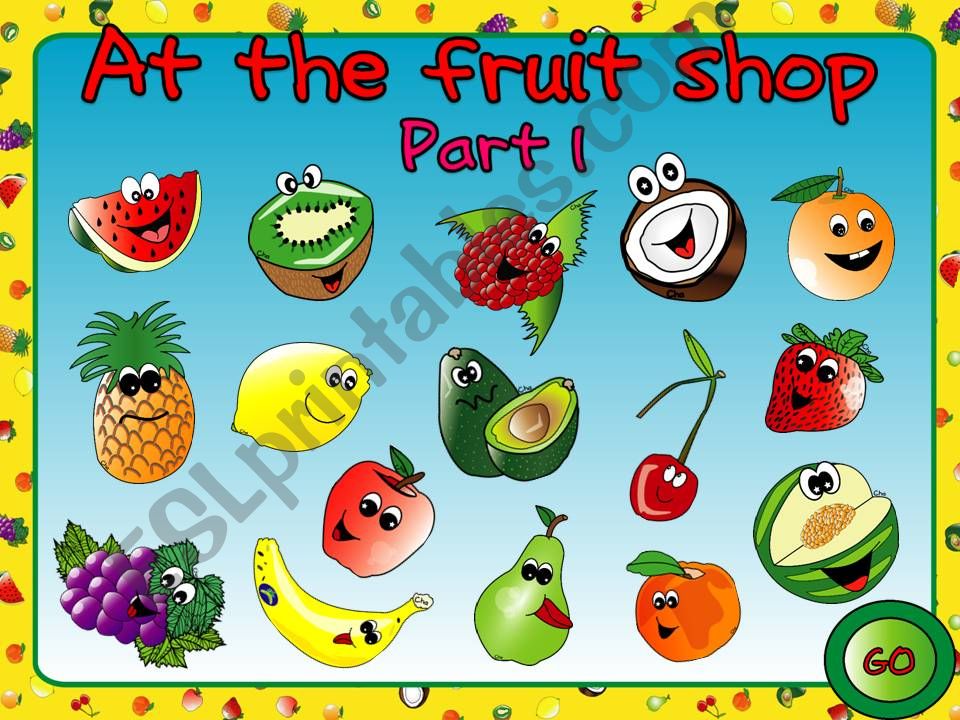 At the fruit shop (1-2) powerpoint