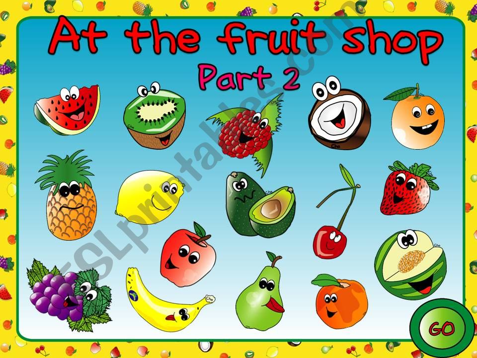 At the fruit shop (2-2) powerpoint