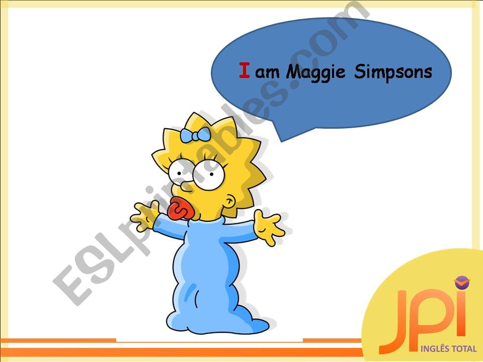 verb be by simpsons powerpoint