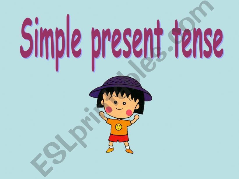 Simple Present Tense powerpoint