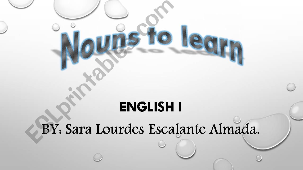 nouns powerpoint