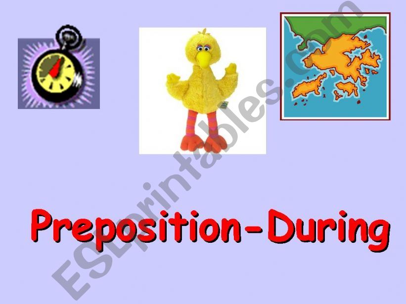 Preposition- During powerpoint