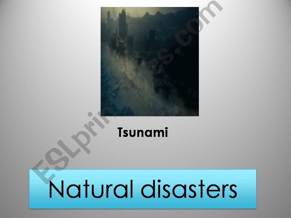 Natural Disasters  powerpoint