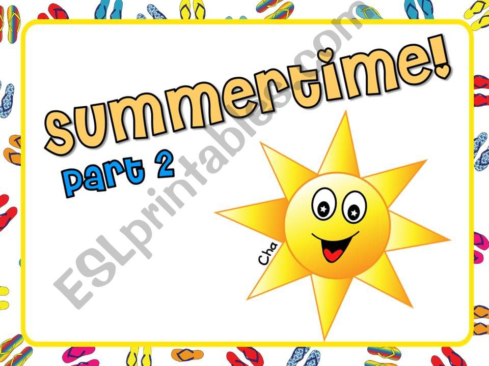 Summertime (2-4) powerpoint